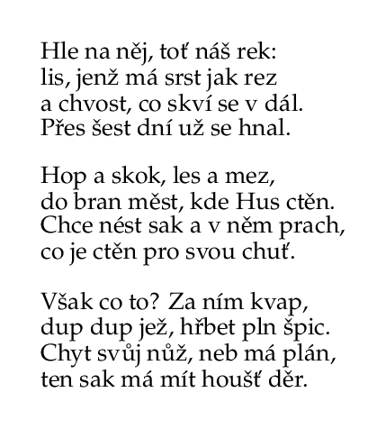 Jednoslabičně